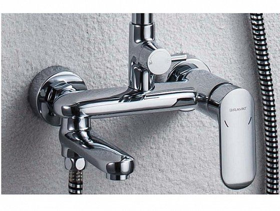 Душевая стойка Bravat Opal F6125183CP-A3-RUS
