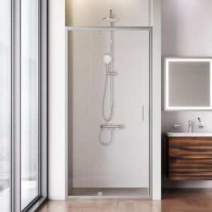Душевая дверь в нишу Am.Pm Gem W90G-100-1P-MT 100 см хром матовый