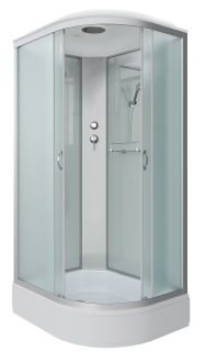 Душевая кабина Niagara NG-33984-14L 90x80см серебро/матовое