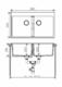 Мойка кухонная Tolero Loft TL-862 белый 473950