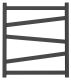 Полотенцесушитель водяной Point Феникс PN15156B П5 50x60см чёрный
