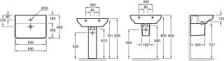 Раковина - столешница  Jacob Delafon STRUKTURA EGC112-00 Раковина - столешница  Jacob Delafon STRUKTURA EGC112-00