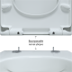 Подвесной унитаз Berges EGO XL Rimless белый 082124 сиденье Toma SO микролифт быстросъёмное