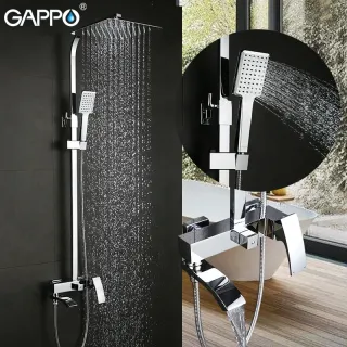 Душевая стойка Gappo G2407-11 хром