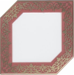 Плитка Kerama Marazzi HGD\A252\5246 Вставка Клемансо белый глянцевый 4,9x4,9x0,69