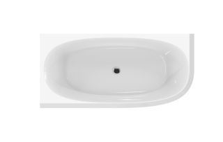 Ванна акриловая Cezares Люкс (Lux) CZR-LUX-CORNER-165-80-58-L 165x80 см
