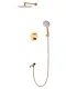 Душевой комплект Wonzon & Woghand Stick WW-88929010-RG с термостатом розовое золото