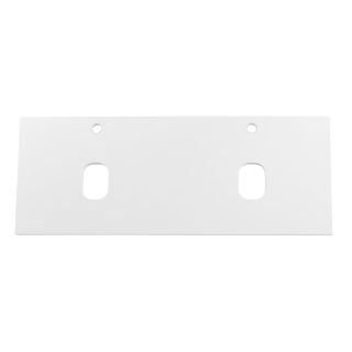 Столешница BelBagno из МДФ с двумя отверстиями под раковину и с двумя отверстиями под смеситель, 1204x462x19 EK-120-2-BO Bianco Opaco белый матовый