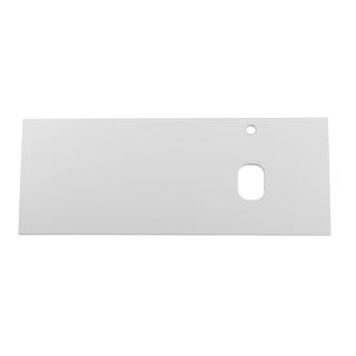 Столешница BelBagno из МДФ, асимметричное правостороннее расположение отверстий для раковины и смесителя, 1204x462x19 EK-120-AS-BO-R Bianco Opaco белый матовый