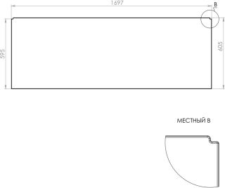 Экран Астра-Форм PFI 170 белый