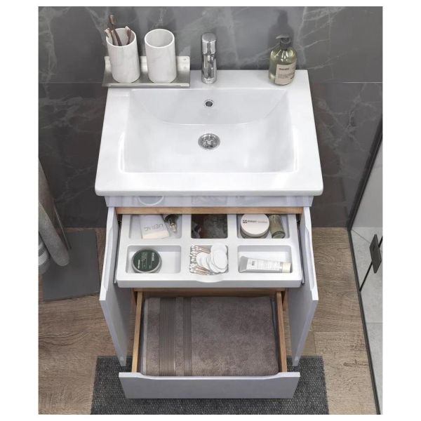 Тумба под раковину напольная Vigo Grani tn.GRI.ELI.60.2D.1Y 60 см дуб золотой