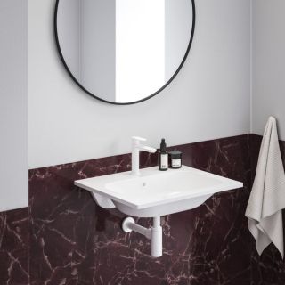 Смеситель для раковины Ravak Eleganta EL X070253 белый вельвет