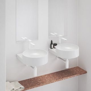 Смеситель для раковины Ravak Eleganta EL X070385 белый вельвет