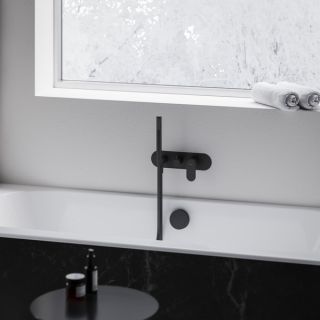 Смеситель для душа Ravak Eleganta EL X070300 чёрный матовый