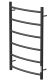 Полотенцесушитель электрический Point Афина PN04858B 50x80см чёрный матовый