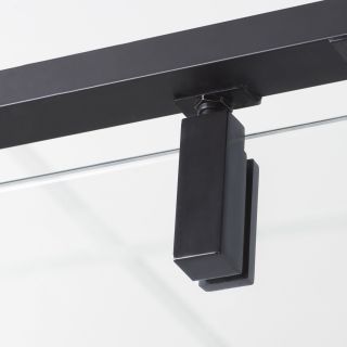 Душевой уголок Wasserkraft Elbe 100x100см чёрный 74P19