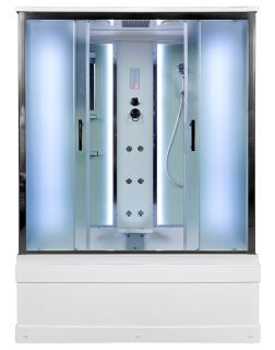 Душевая кабина AvaCan EM4517 с LED-подсветкой и гидромассажем 170x90 см Душевая кабина AvaCan EM4517 с LED-подсветкой и гидромассажем 170x90 см