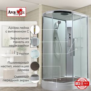 Душевая кабина EM2811RT стандартная прозрачная