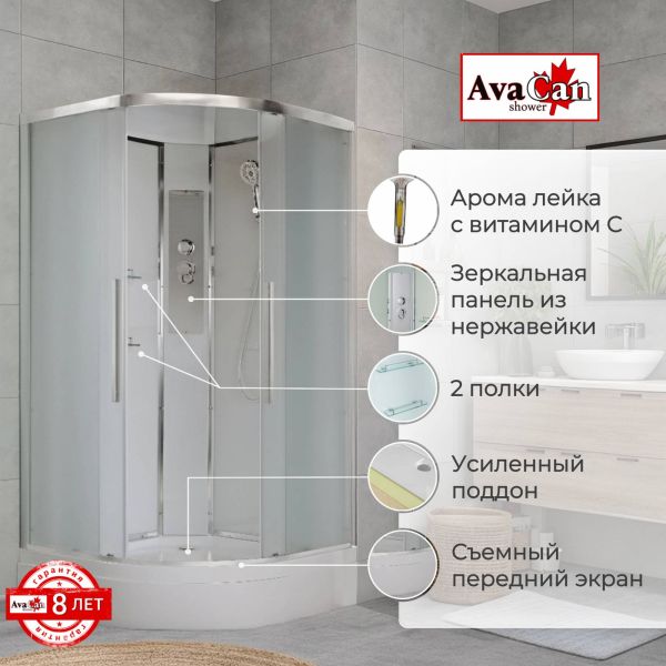 Душевая кабина EM3080N без крыши