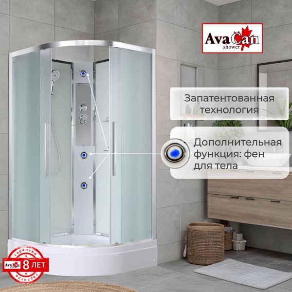 Душевая кабина EM3080N без крыши