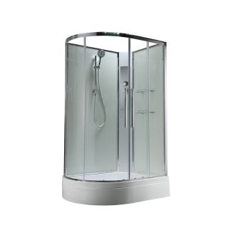 Душевая кабина EM3812RNT без крыши прозрачная Душевая кабина EM3812RNT без крыши прозрачная
