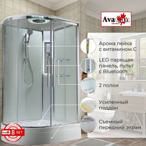 Душевая кабина EM3912RLEDT прозрачная
