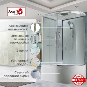 Душевая кабина EM5812LT стандартная прозрачная