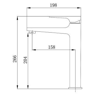 Смеситель для раковины Azario Arida AZ-K9054GR графит