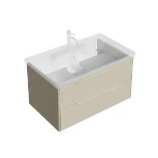 Тумба под раковину Kerama Marazzi Элеганс KMELCb80MPL2 80 см жемчужный лён