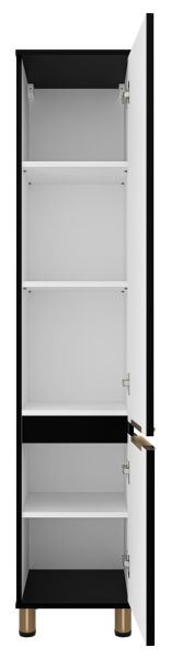 Универсальный шкаф - пенал Brevita Enfida ENF-05035-020P правый 35см чёрный