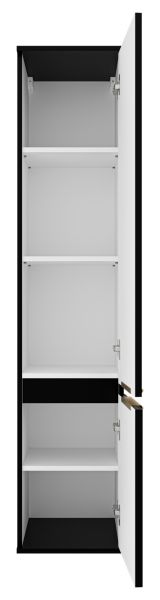 Универсальный шкаф - пенал Brevita Enfida ENF-05035-020P правый 35см чёрный