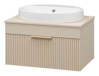 Подвесная тумба под раковину Brevita Enfida ENF-06070-0341Я 70см бежевый Подвесная тумба под раковину Brevita Enfida ENF-06070-0341Я 70см бежевый