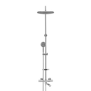 Душевая стойка Swedbe Hermes 9090G1 с термостатическим смесителем для ванны хром/серый Душевая стойка Swedbe Hermes 9090G1 с термостатическим смесителем для ванны хром/серый