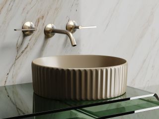 Раковина Ceramicanova Элемент (Element) CN6057MC 36 см капучино матовый