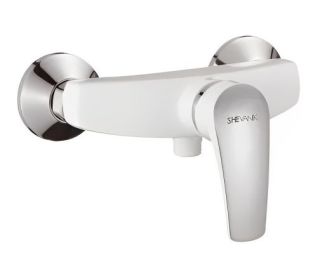 Смеситель для душа Shevanik S5016F белый/хром Смеситель для душа Shevanik S5016F белый/хром