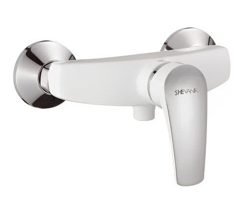 Смеситель для душа Shevanik S5016F белый/хром