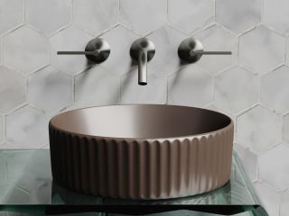 Раковина Ceramicanova Элемент (Element) CN6057MDB 36 см тёмно-коричневый матовый