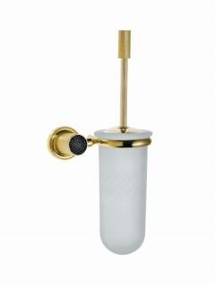 Ёршик для унитаза Boheme Royal Cristal 10933-G-B золото/чёрный Ёршик для унитаза Boheme Royal Cristal 10933-G-B золото/чёрный