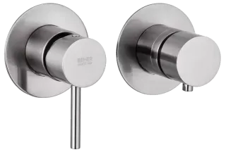 Remer X Style X96XV смеситель для душа на два потребителя никелированная сталь Remer X Style X96XV смеситель для душа на два потребителя никелированная сталь