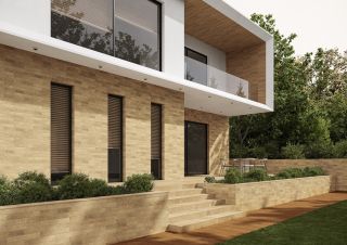 Плитка клинкерная базовая Ceramika Paradyz Эримайт бежевая структурная 80965, 30x60 (1,44)