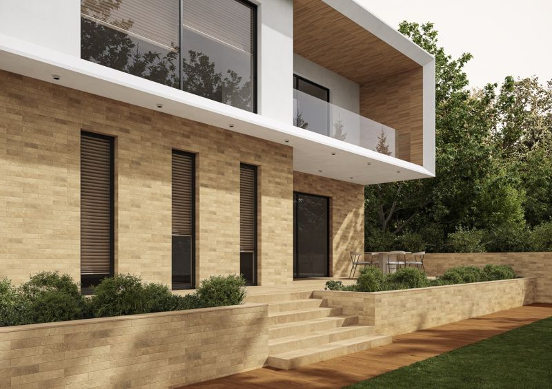 Плитка клинкерная базовая Ceramika Paradyz Эримайт бежевая структурная 80965, 30x60 (1,44)