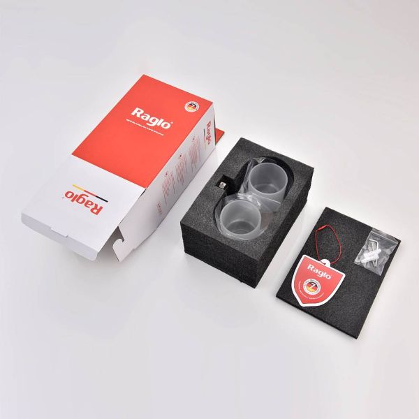 Стакан для ванной комнаты Raglo R300.08.09 двойной графит Стакан для ванной комнаты Raglo R300.08.09 двойной графит