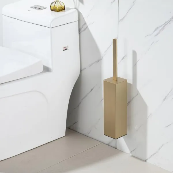 Настенный ёршик для унитаза Gappo G904-3 золотой сатин