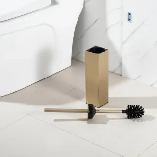 Настенный ёршик для унитаза Gappo G904-3 золотой сатин