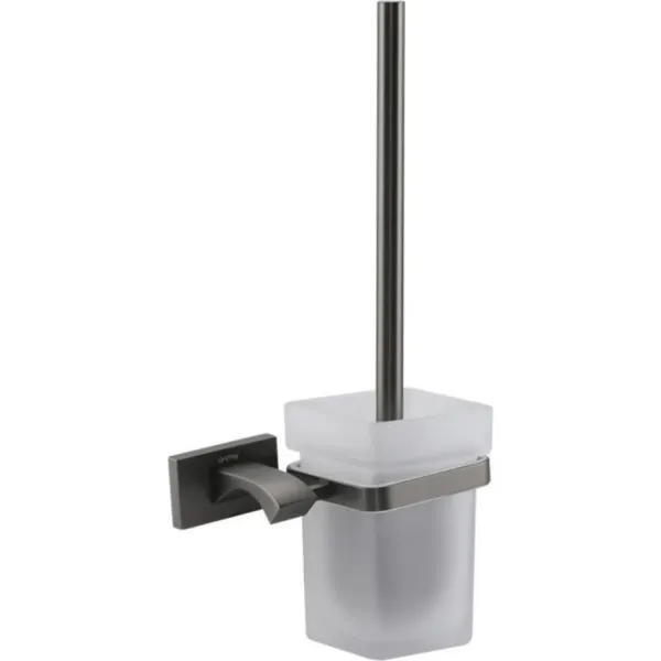 Настенный ёршик для унитаза Gappo G0710-9 оружейная сталь