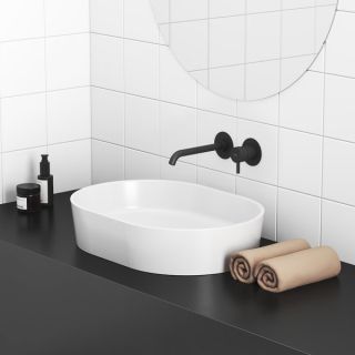 Смеситель для раковины Ravak Espirit X070278 ES 019.20BLM.O1 настенный ЧЕРНЫЙ МАТОВЫЙ Смеситель для раковины Ravak Espirit X070278 ES 019.20BLM.O1 настенный ЧЕРНЫЙ МАТОВЫЙ