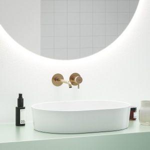 Смеситель для раковины Ravak Espirit X070352 ES 019.60RGB.O1 настенный РОЗОВОЕ ЗОЛОТО