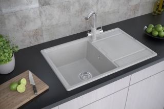 Смеситель для кухни Paulmark Essen Es213011-GRCR серый/хром Смеситель для кухни Paulmark Essen Es213011-GRCR серый/хром
