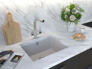 Смеситель для кухни Paulmark Essen Es213011-GRCR серый/хром Смеситель для кухни Paulmark Essen Es213011-GRCR серый/хром