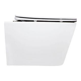 Унитаз подвесной Azario Aira AZ-5171T-WHT безободковый торнадо белый